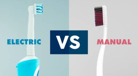 Electric toothbrush v/s Manual toothbrush